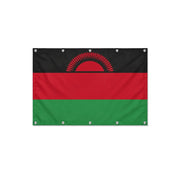 Drapeau du Malawi format S en polyester avec dix œillets