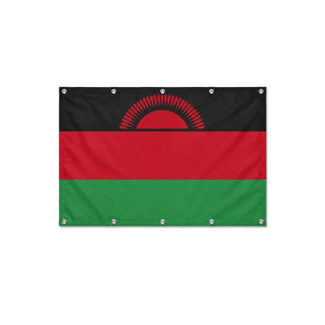 Drapeau du Malawi format S en polyester avec dix œillets