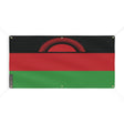 Drapeau malawi polyester résistant avec œillets renforcés