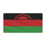 Drapeau malawi polyester résistant avec œillets renforcés