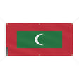 Drapeau maldives polyester résistant avec œillets robustes