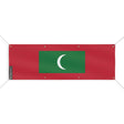 Drapeau maldives polyester résistant pour usage extérieur