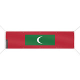 Drapeau maldives polyester résistant pour usage extérieur