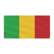 Drapeau mali polyester résistant avec œillets renforcés