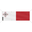 Drapeau malte polyester résistant avec huit œillets
