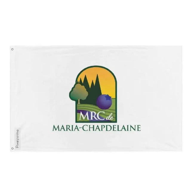 Drapeau Maria-Chapdelaine Plusieurs Tailles en Polyester - Pixelforma 