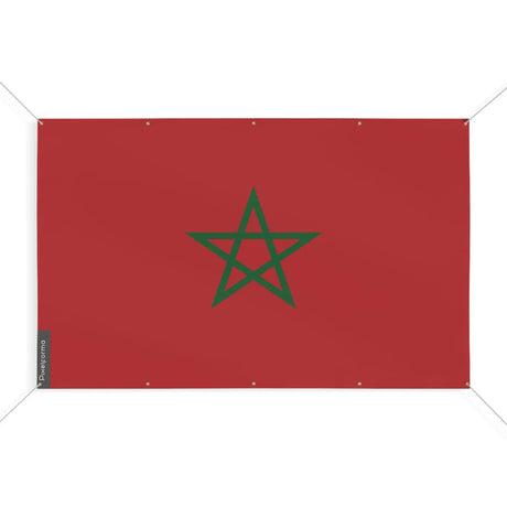 Drapeau maroc 10 oeillets en plusieurs tailles (s) - pixelforma