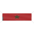 Drapeau maroc polyester résistant avec dix œillets