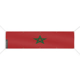 Drapeau maroc polyester résistant avec dix œillets