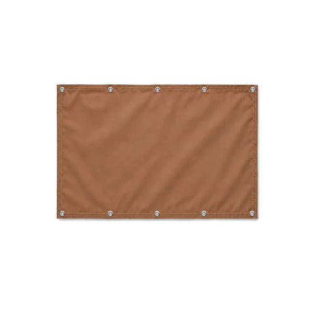 Drapeau Marron format S en polyester avec dix œillets