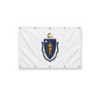 Drapeau du Massachusetts format S en polyester avec dix œillets