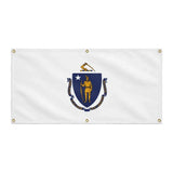 Drapeau massachusetts polyester résistant aux intempéries