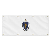 Drapeau massachusetts polyester résistant aux intempéries