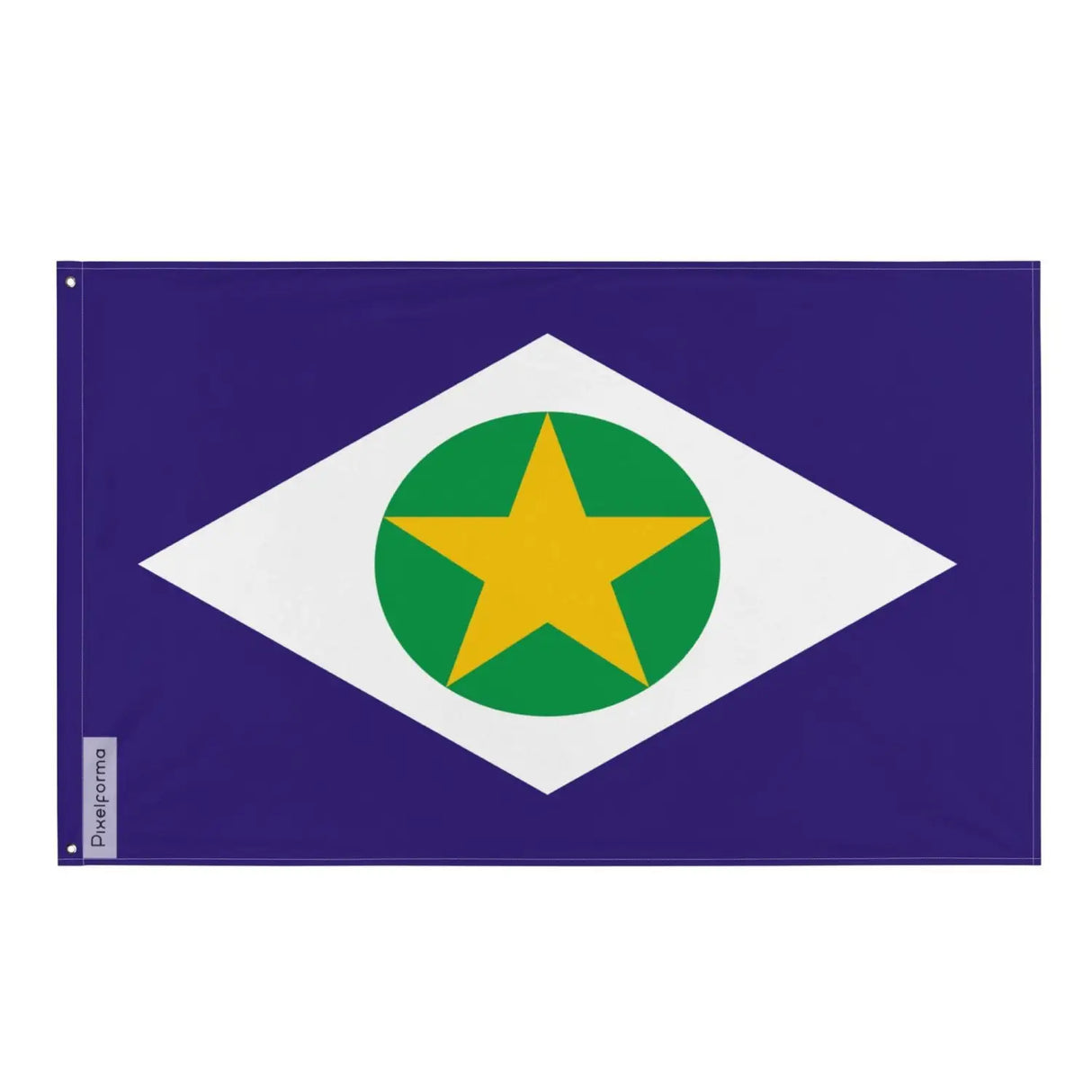 Drapeau mato grosso plusieurs tailles en polyester - pixelforma