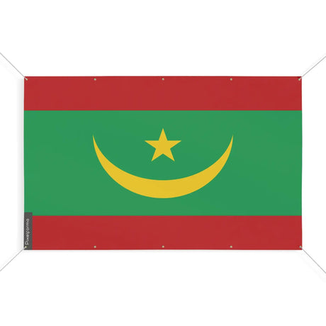 Drapeau mauritanie 10 oeillets en plusieurs tailles (s) - pixelforma