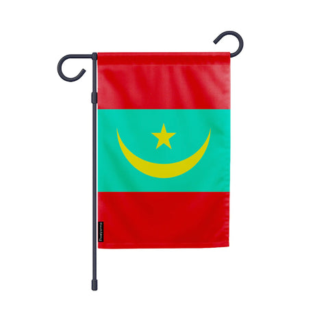 Drapeau mauritanie polyester résistant excellente durabilité