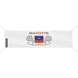 Drapeau mayotte polyester résistant avec œillets durables