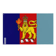 Drapeau mention élogieuse chef canada polyester œillets gauche