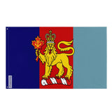 Drapeau mention élogieuse chef canada polyester œillets gauche