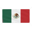 Drapeau mexique en polyester résistant pour extérieur