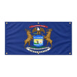 Drapeau michigan polyester résistant aux intempéries