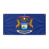 Drapeau michigan polyester résistant aux intempéries