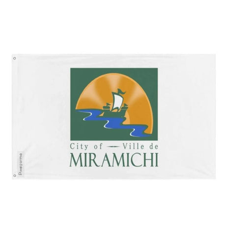 Drapeau miramichi plusieurs tailles en polyester - pixelforma