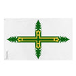 Drapeau mission polyester résistant avec œillets à gauche