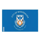 Drapeau mississauga polyester résistant œillets à gauche