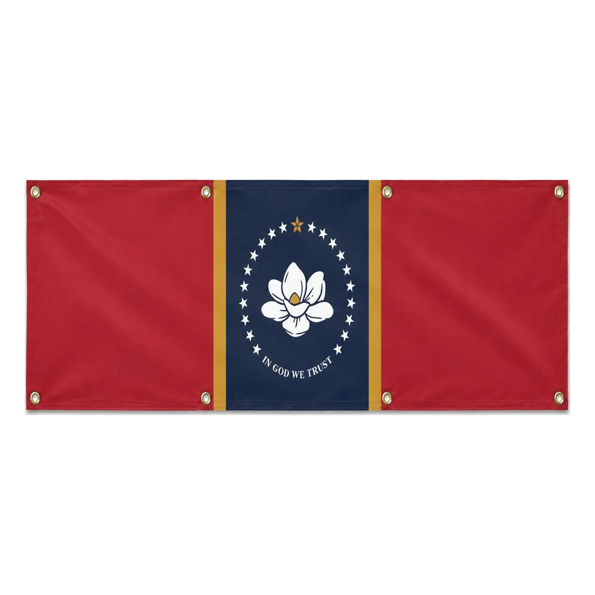 Drapeau mississippi en polyester résistant aux intempéries