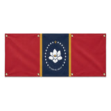 Drapeau mississippi en polyester résistant aux intempéries