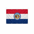 Drapeau du Missouri format S en polyester avec dix œillets