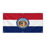 Drapeau missouri polyester résistant usage aux intempéries