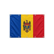 Drapeau de la Moldavie format S en polyester avec dix œillets