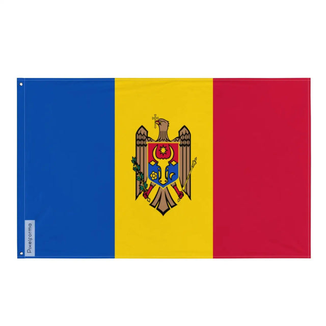 Drapeau moldavie plusieurs tailles en polyester - pixelforma