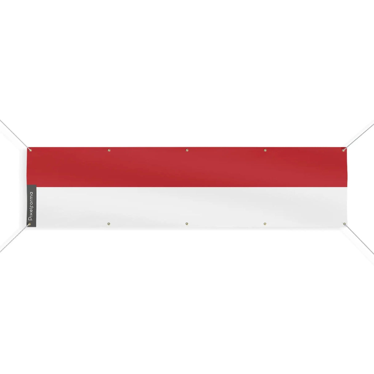 Drapeau monaco polyester résistant dix œillets extérieur