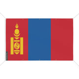 Drapeau mongolie 10 oeillets en plusieurs tailles (s) - pixelforma