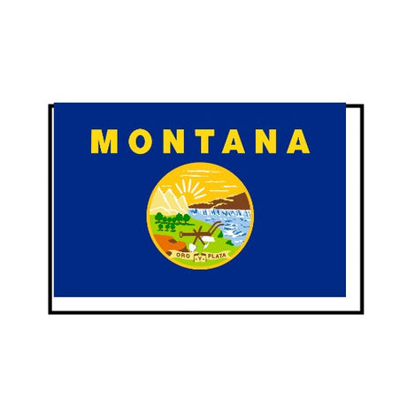 Drapeau montana 10 oeillets en plusieurs tailles (s) - pixelforma