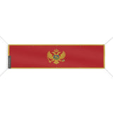 Drapeau monténégro polyester résistant aux intempéries