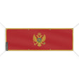 Drapeau monténégro polyester résistant avec œillets robustes
