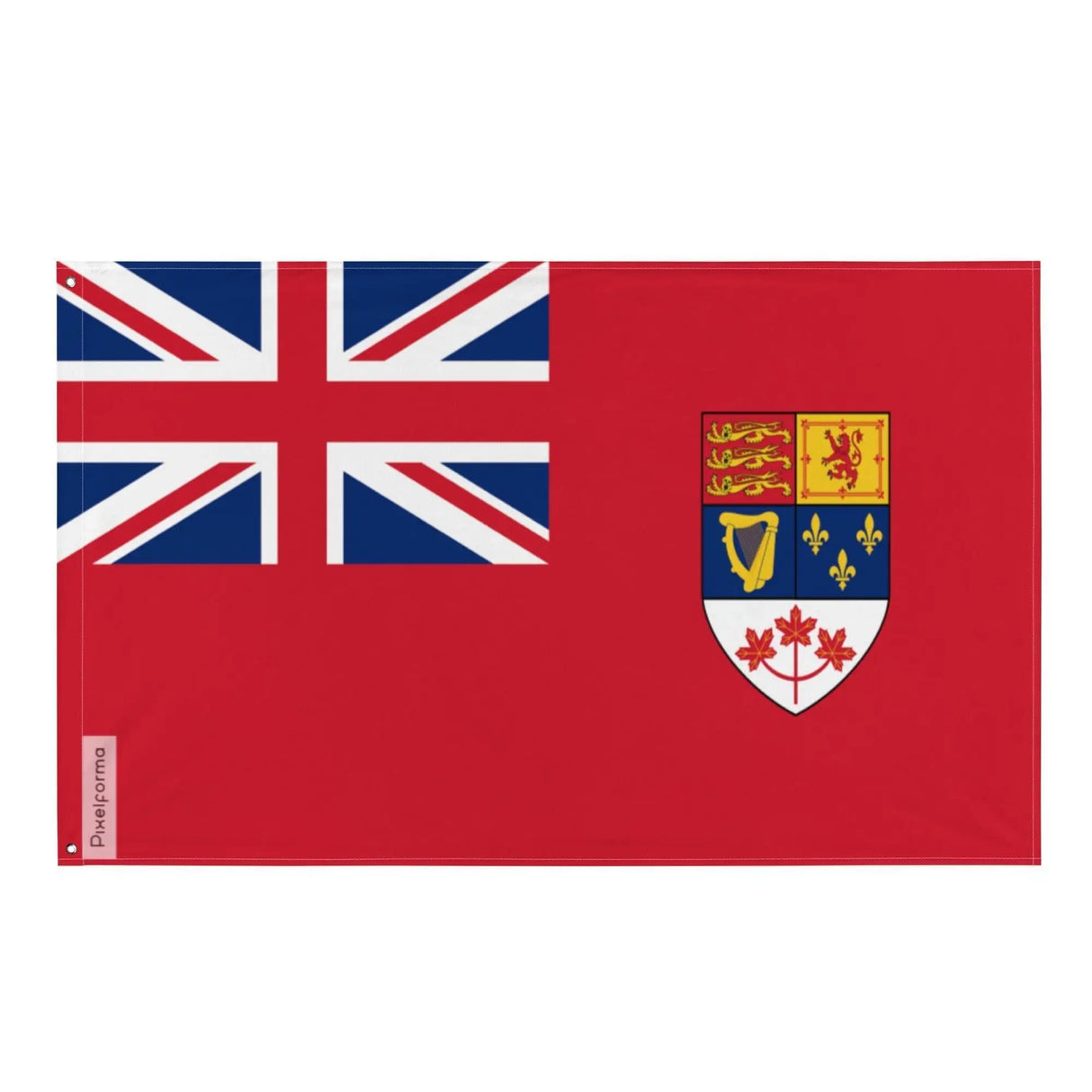 Drapeau national canada polyester résistant œillets à gauche