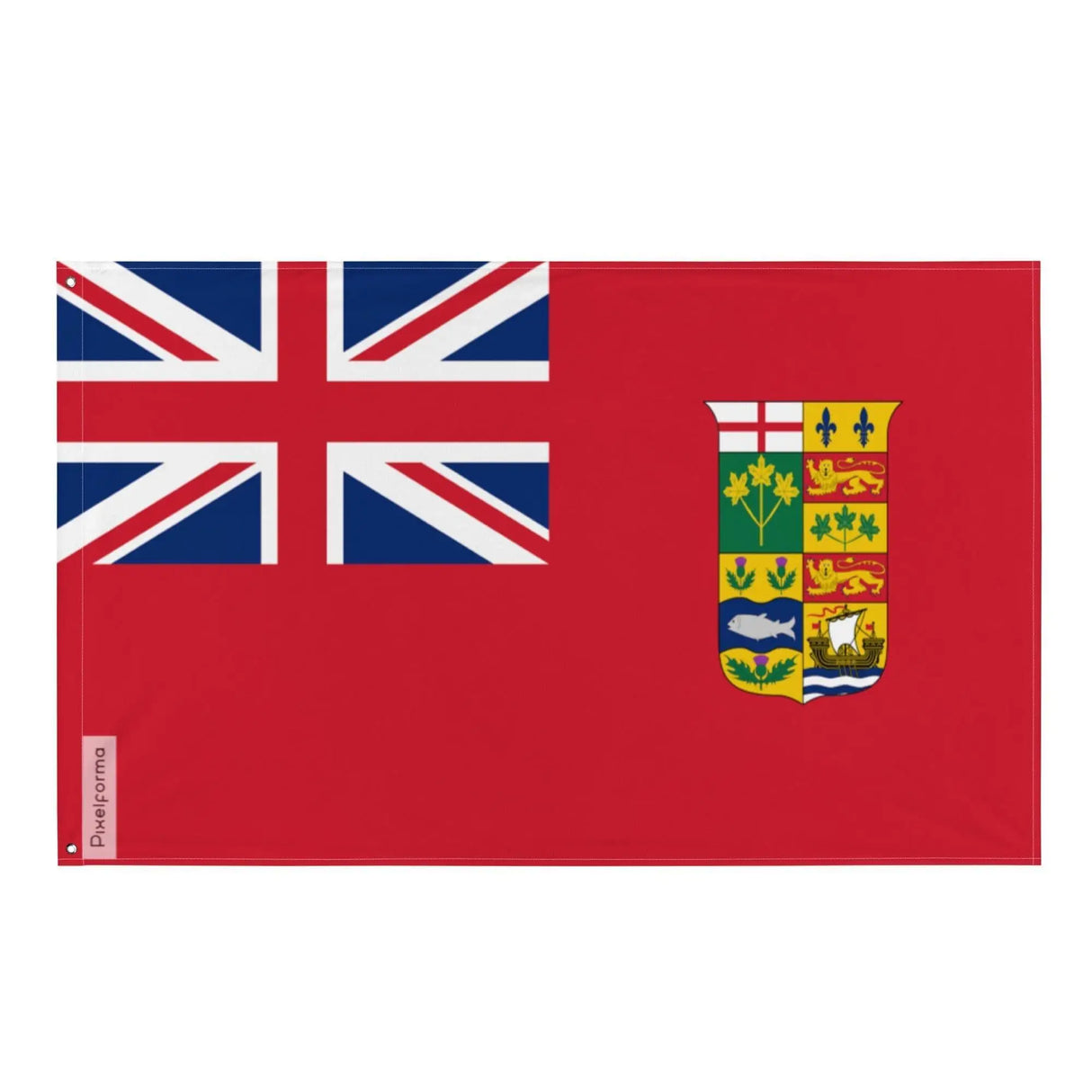 Drapeau national canada polyester résistant œillets à gauche