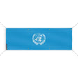 Drapeau nations unies polyester résistant aux intempéries