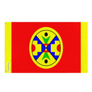 Drapeau natuaqanek polyester résistant œillets à gauche