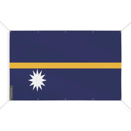 Drapeau nauru 10 oeillets en plusieurs tailles (s) - pixelforma