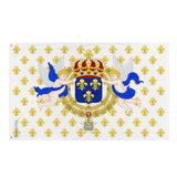 Drapeau navires louis xiv polyester œillets à gauche