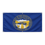 Drapeau nebraska polyester résistant aux intempéries six œillets