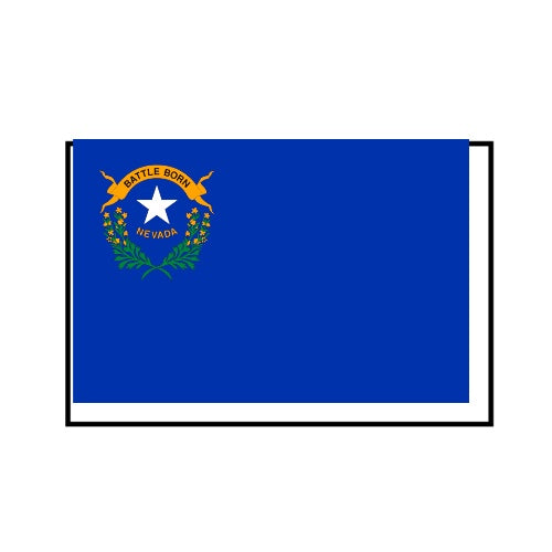 Drapeau nevada 10 oeillets en plusieurs tailles (s) - pixelforma