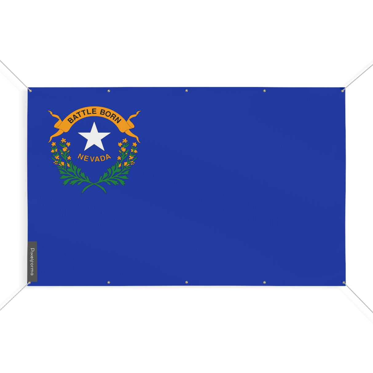 Drapeau Nevada 10 Oeillets en Plusieurs Tailles (S)