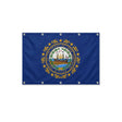 Drapeau du New Hampshire format S en polyester avec dix œillets
